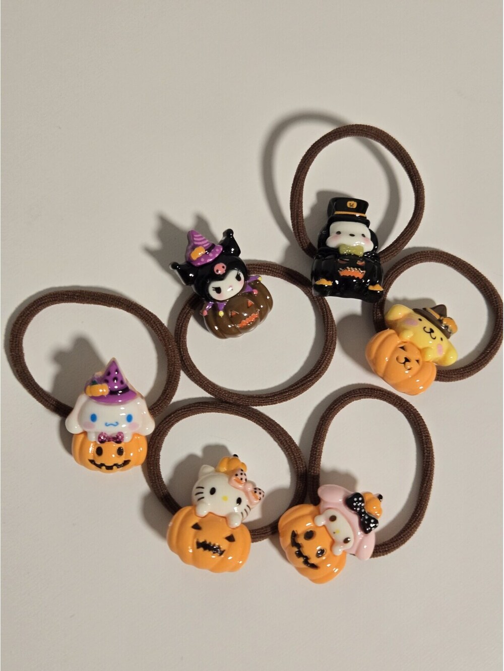 Sanrio Halloween character hair ties set